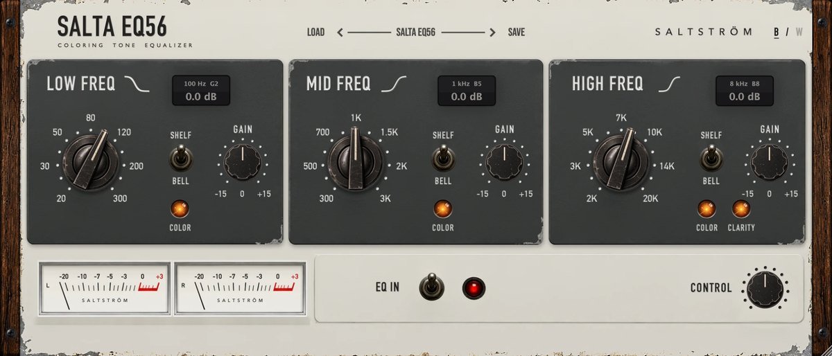 SALTA EQ56 coloring tone equalizer, black skin
